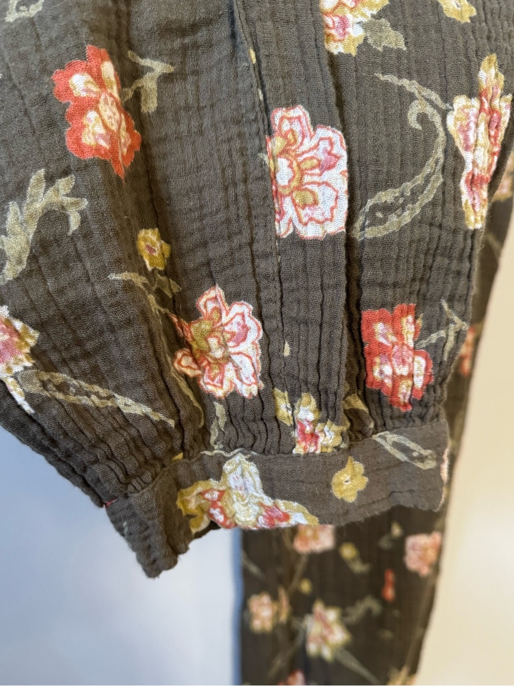Free people in the midnight hour floral print paper bag waist pants - No belt - Picture 4 of 7